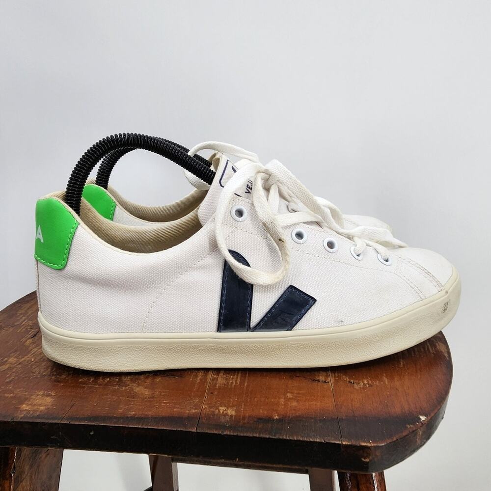 Veja Esplar Sneakers Canvas Size 9 White Casual Comfort